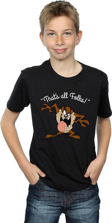 Immagine prodotto Looney Tunes Taz That's All Folks Maglietta Ragazzi (152, 158)