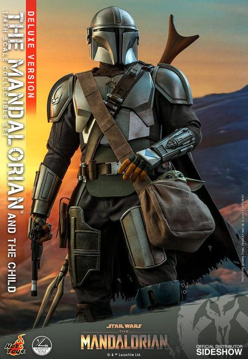 Immagine prodotto Hot Toys Star Wars - Il Mandaloriano "Il Mandaloriano e il Bambino" Deluxe 1/4 Action Figures