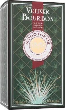 Produktbild Monotheme Vetiver Bourbon Pour Homme Eau De Toilette Spray 100ml (Eau de Toilette, 100 ml)