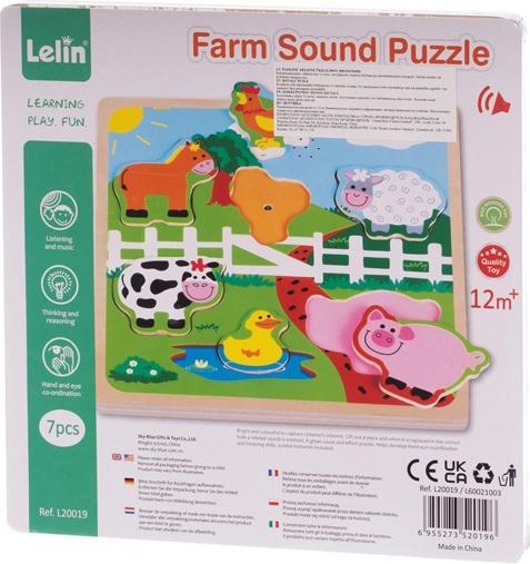 Image du produit Spielba Puzzle Le son des animaux domestiques (6 pièces)