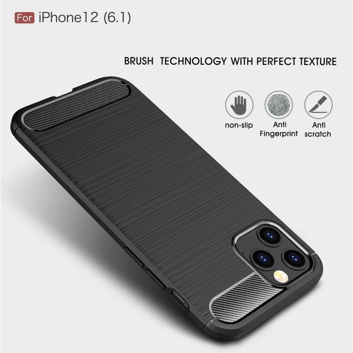 Immagine prodotto Screenguard Cassa in carbonio spazzolato (Apple iPhone 12)