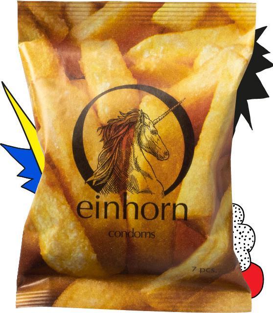 Actual product image Einhorn Condoms Condom Unicorn Foodporn (7 pcs.)