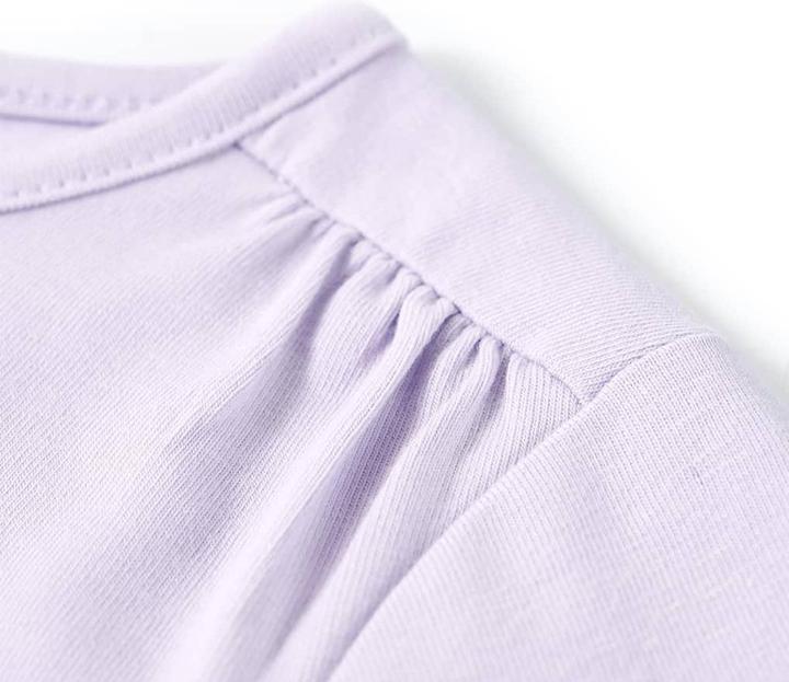 Image du produit VidaXL T-shirt manches longues enfant violet clair 128,Matière : 95% coton. 5 (128)