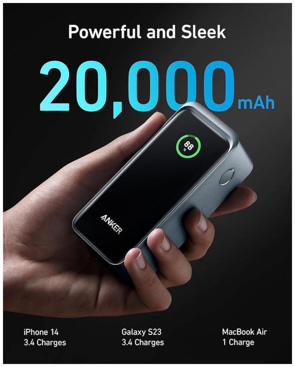 Produktbild Anker Prime (20000 mAh, 200 W, 72 Wh)