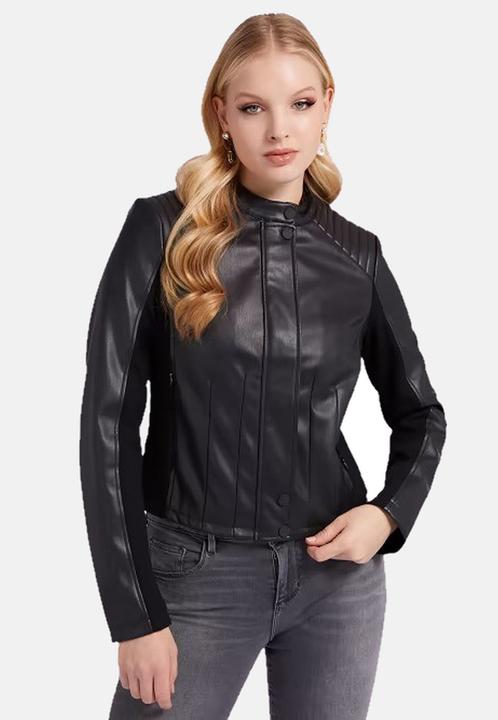 Immagine prodotto Guess Jacke New Fiammetta aus Kunstleder mit Reissverschluss (L)
