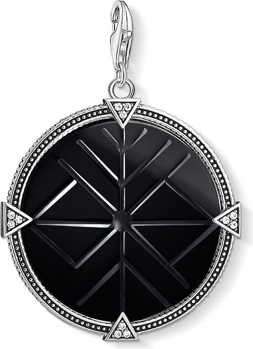 Immagine prodotto Thomas Sabo Ciondolo Charm Vintage Coin Nero (Argento)