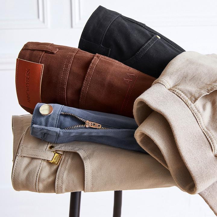 Immagine prodotto Anne Weyburn Pantaloni dritti a cinque tasche in cotone elasticizzato (34)