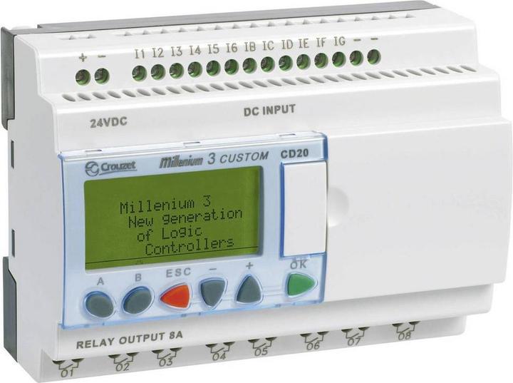 Image du produit Crouzet MODULE LOGIQUE M3 CD20 S 24VDC
