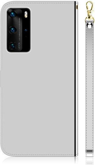 Actual product image MU Style Mirror Surface Bookcover Series (Huawei P40 Pro+)