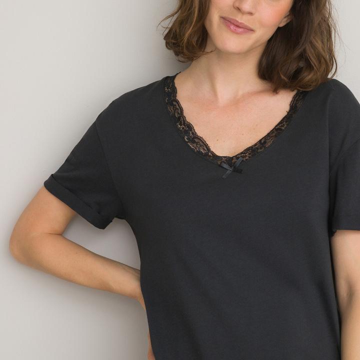 Produktbild La Redoute Collections Kurzärmeliges Nachthemd (W32/L34)