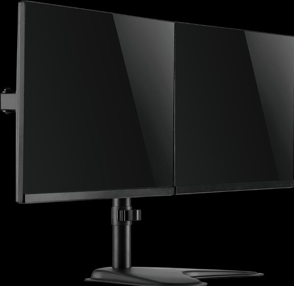 Produktbild LogiLink TIS 17"-32" 2TFT 3Gelenke schw. Max. 8KG, stand (Tisch, 32")