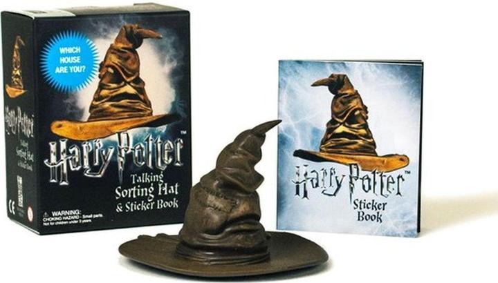 Actual product image Harry Potter Talking Sorting Hat and Sticker Book