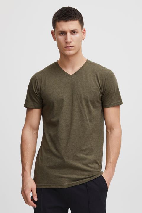 Immagine prodotto Solid Bedo T-Shirt A Maniche Corte Maglietta Da Uomo Con Collo A V In Cotone 100% (XXL)
