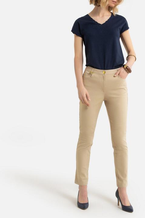Image du produit Anne Weyburn Pantalon droit cinq poches en coton stretch (36)