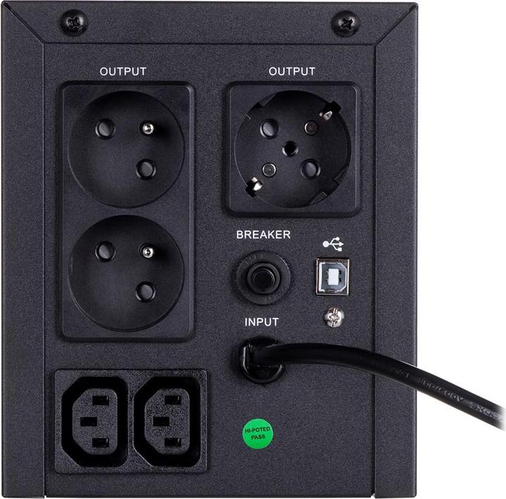 Actual product image Volt Polska MICRO UPS 1500 2x9Ah (1500 VA, 900 W, Line-interactive UPS)