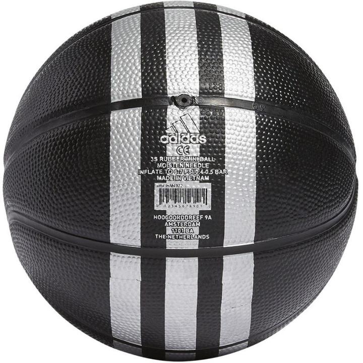 Actual product image adidas 3-Strip Rubber Mini-Basketball