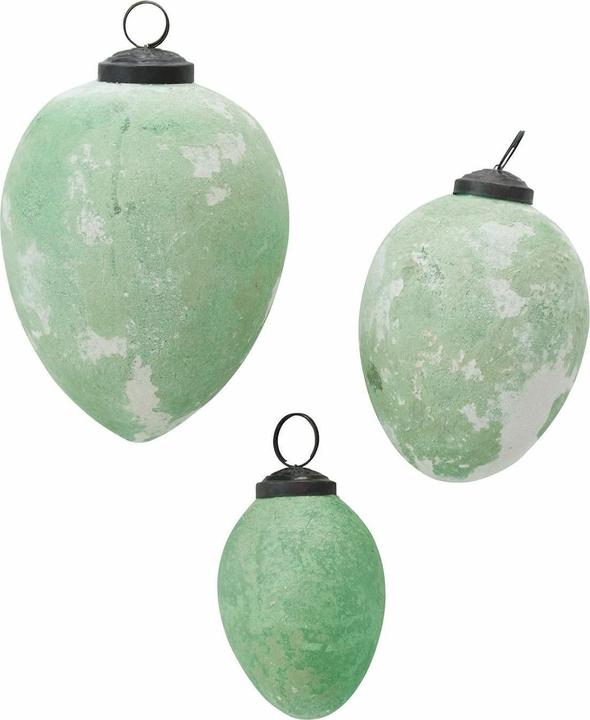 Produktbild Loberon Osterei 3er Set Givale antikgrün (3 x)