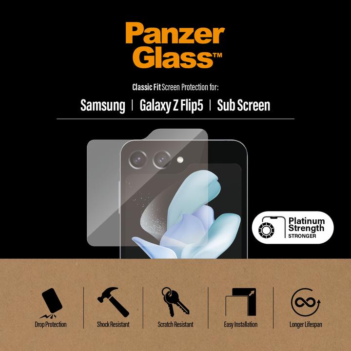 Immagine prodotto PanzerGlass Protezione dello schermo (1 Pezzo/i, Samsung Galaxy Z Flip5)