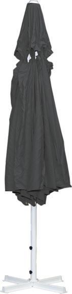 Actual product image Mendler Parasol Meran II, gastronomy market umbrella, Ø 5m polyester/aluminium pole white 28kg - anthracite