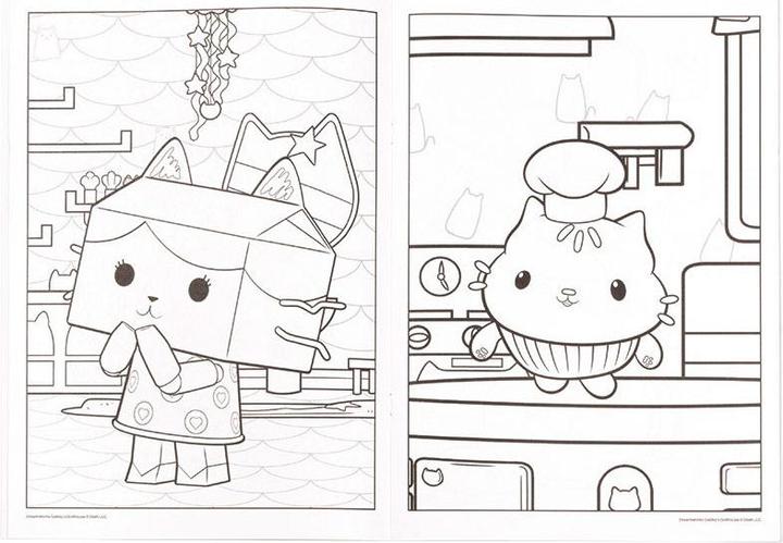 Actual product image Totum Gabby's Dollhouse Sticker Book