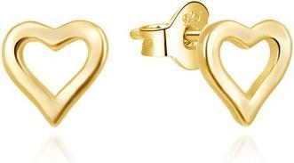Image du produit Agato Fine boucles d'oreilles plaquées or Coeurs AGUP3460-G