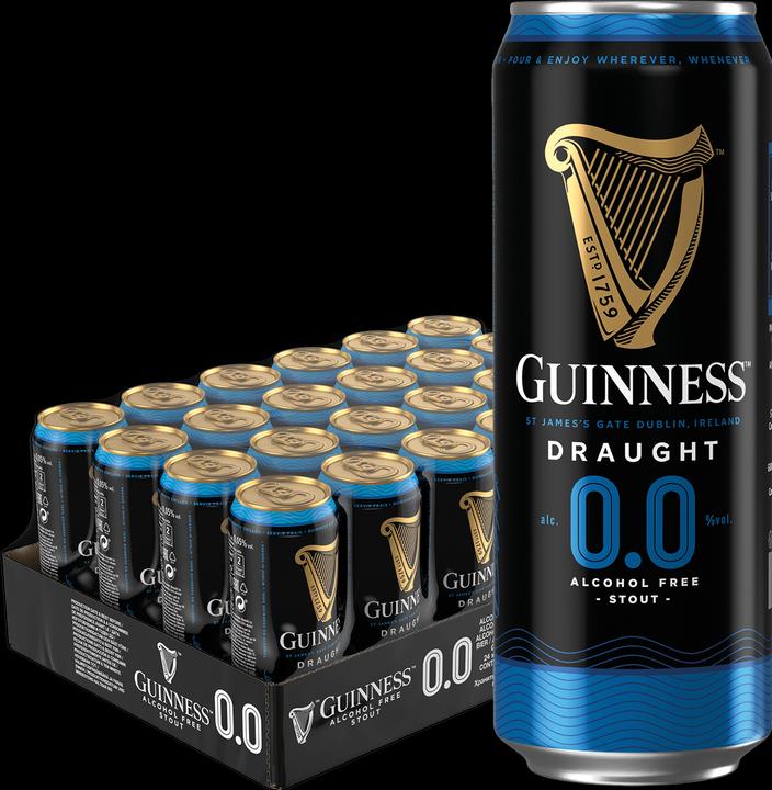 Produktbild Guinness Draught 0.0% (24 x 44 cl)
