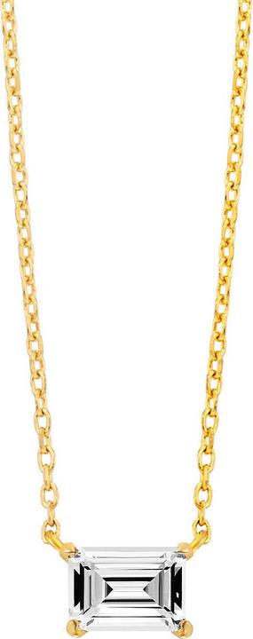 Immagine prodotto Julie Julsen Halskette mit Anhänger Rectangle (Argento 925)