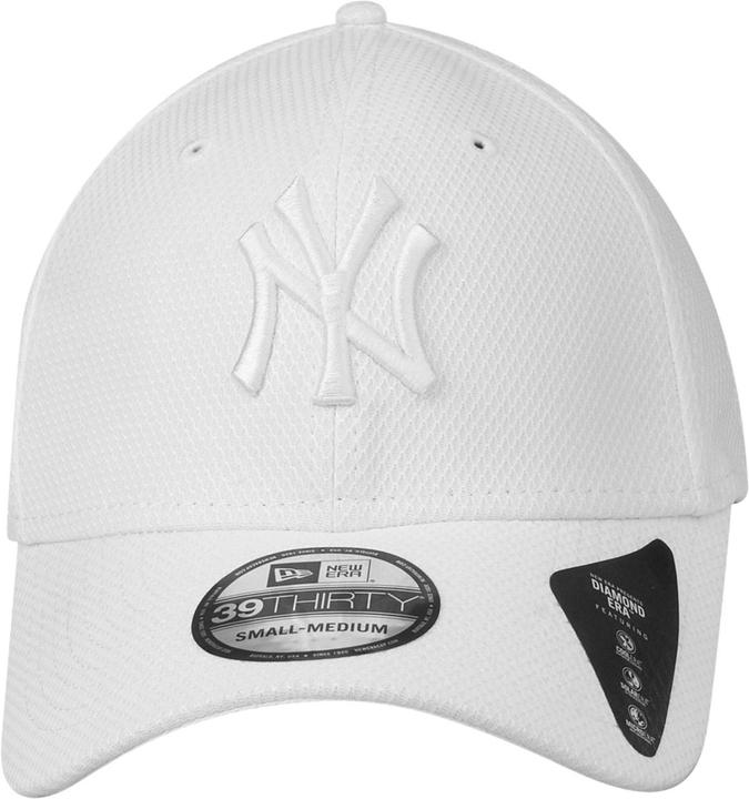 Produktbild New Era 39Thirty Diamond Cap - New York Yankees weiss - L/XL (L)