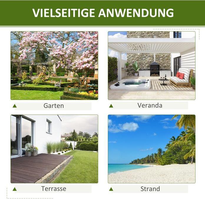 Immagine prodotto Swisshandel24 Gartenbank Holz Wetterfest Sitzbank Gartenmöbel Rustikale Bank Natur 98 x 50 x 39,5 cm
