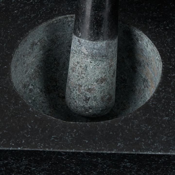 Image du produit Relaxdays Mortier et pilon, forme carrée