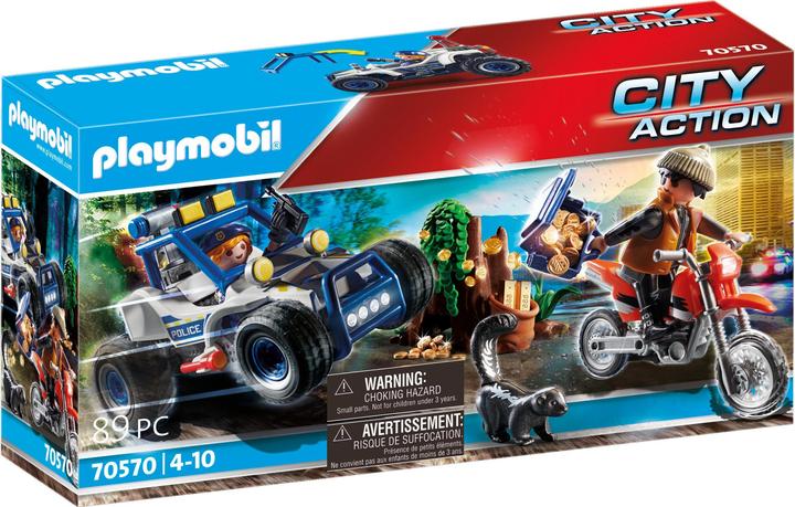 Produktbild Playmobil Polizei-Geländewagen: Verfolgung des Schatzräubers (70570, Playmobil City Life)