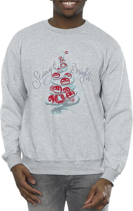 Actual product image Disney Mens The Nightmare Before Christmas Scary & Bright Sweatshirt (4XL)