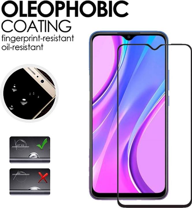 Immagine prodotto Screenguard Xiaomi Redmi 9 Pellicola protettiva di vetro a schermo intero 2.5D 9H (1 Pezzo/i, Xiaomi Redmi 9)