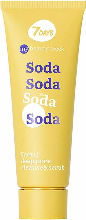 7Days Gesichtspeeling mit Soda, Zink und Vitamin C Pflegendes Hautpeeling mit Fruchtextrakten (Peeling)