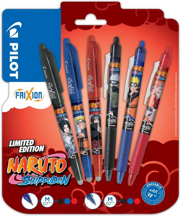 Produktbild Pilot Naruto Shippuden Limited Edition (Blau, Schwarz, Rot, 6 x)