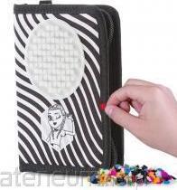 Glow in the dark pencil case with zip for school