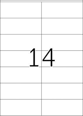 Actual product image HERMA Universal labels A4