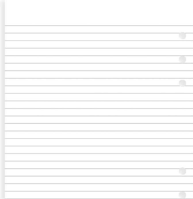 Filofax Filof.A5 Bloc-Notes Lin.White (A5, Non contraignant)