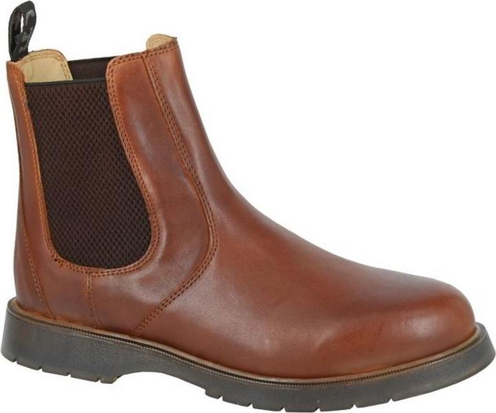 Grafters Leder Chelsea Stiefel