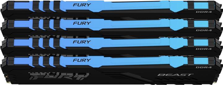 Produktbild Kingston FURY Beast RGB (4 x 8GB, 3200 MHz, DDR4-RAM, DIMM)