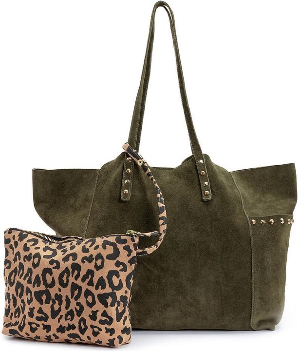 Actual product image La Redoute Collections Soft leather shopper