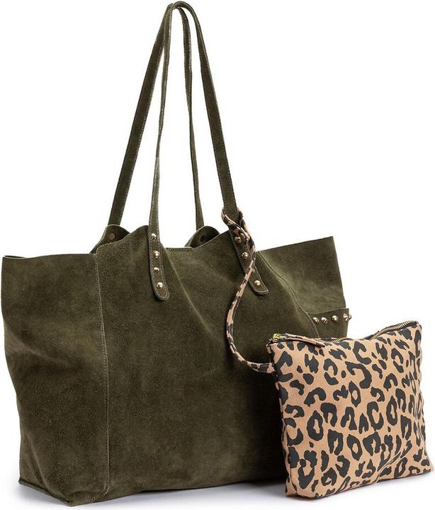 Actual product image La Redoute Collections Soft leather shopper