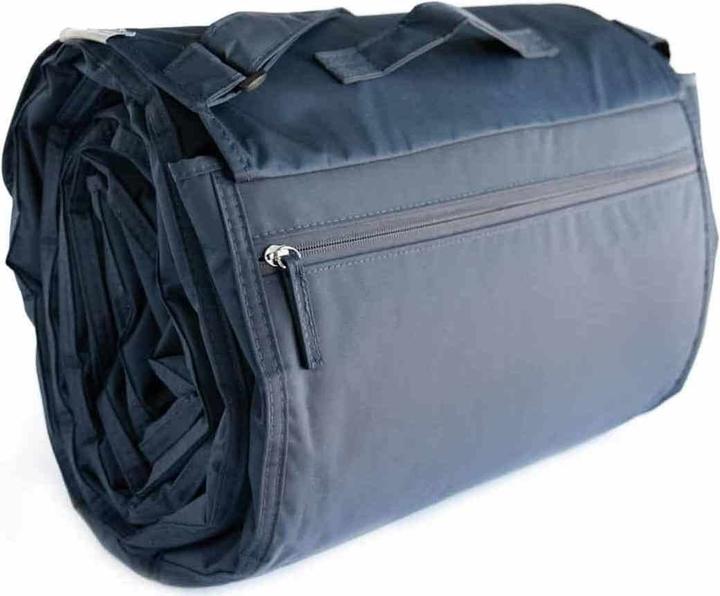 Actual product image little unicorn Outdoor Blanket Extra Big - Navy Plaid