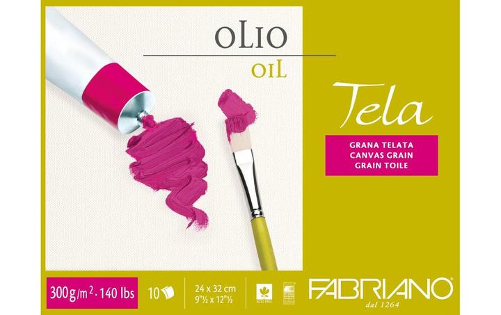 Produktbild Fabriano Malblock Tela 18 x 24 cm, 10 Blatt (18 x 24 cm)