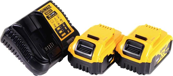 Actual product image DeWalt DCL 074 P2 Rechargeable construction site spotlight 18 V 5000 lm 4000 Kelvin + 2x rechargeable (5000 lm)
