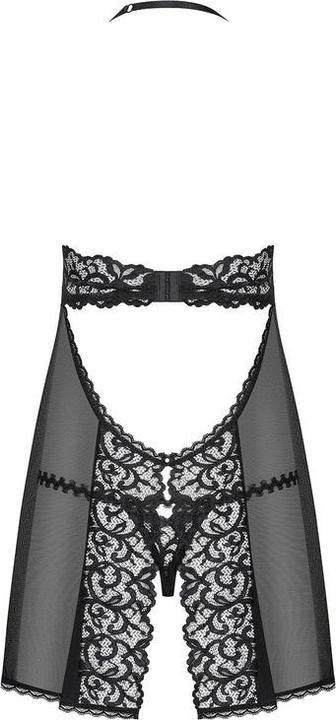Actual product image Obsessive Joylace Sheer Babydoll - Black (S/M)
