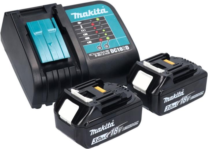 Produktbild Makita DHP 453 SF2X5 Akku Schlagbohrschrauber 18 V 42 Nm + 2x Akku 3,0 Ah + Ladegerät + 101 tlg. Zub (Akkubetrieb)
