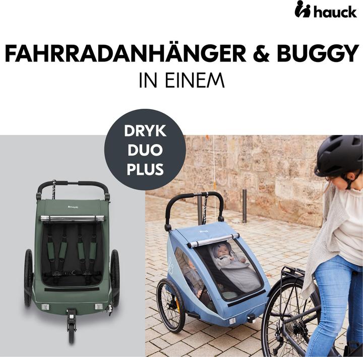 Actual product image Hauck Dryk Duo Plus Fahrradanhänger