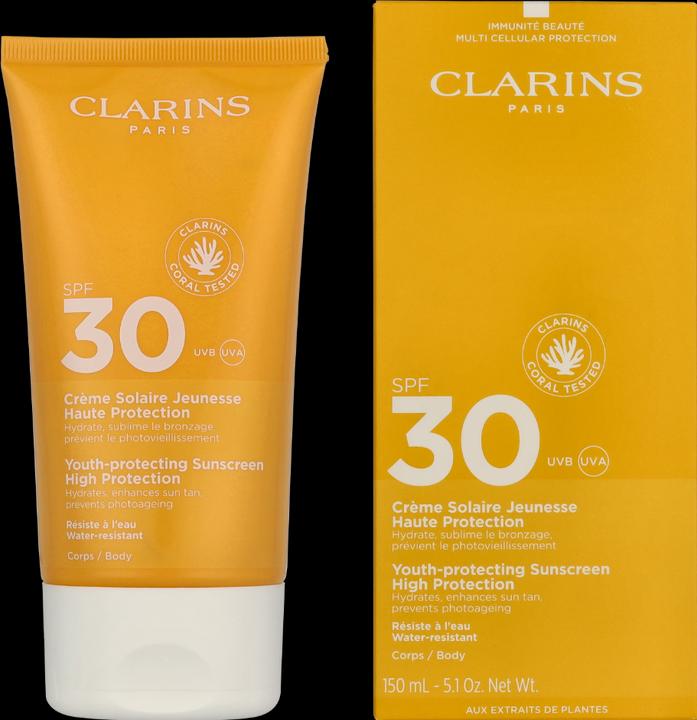 Produktbild Clarins Solaires Crême pour le Corps Sun Protection Factor 30 (re) (Sonnencreme, SPF 30, 150 ml)