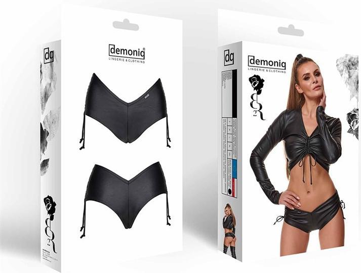 Actual product image Demoniq Faux Leather Ladies Shorts "BRAgostina001 (XXL)